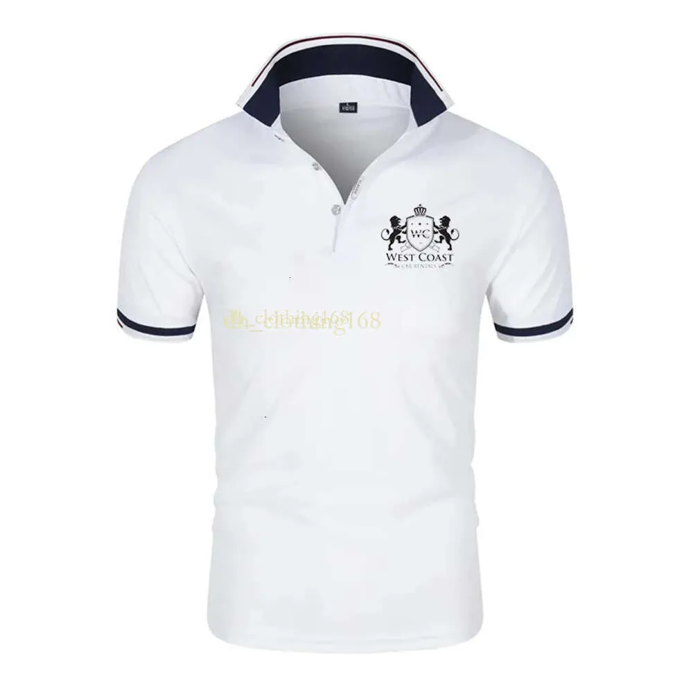 2023 Summer Golf Sports New Men's Polo Shirt Businesscasual Short-Sleeved Polos Wygodne oddychające koszulki