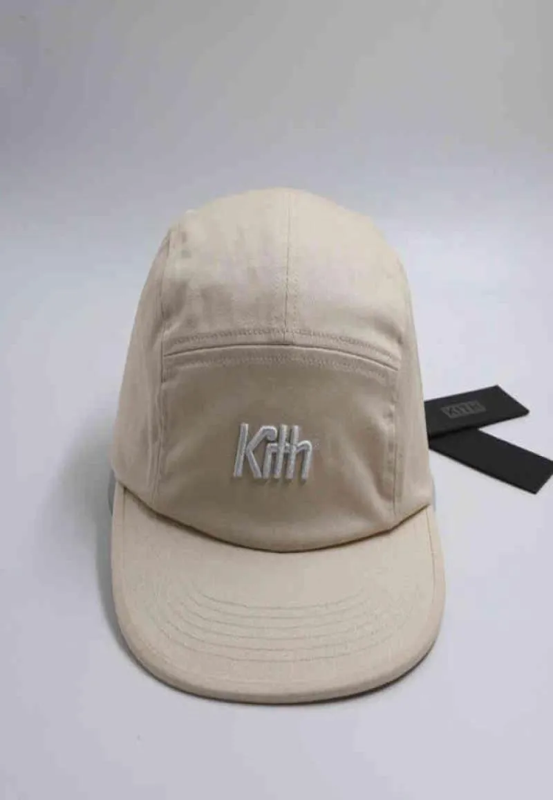 Kith Casquette de camp à 5 panneaux Casquette de baseball réglable Snapback Casquettes de camionneur Hip Hop pour hommes femmes chapeau de papa décontracté pare-soleil en plein air 2021GC95068003