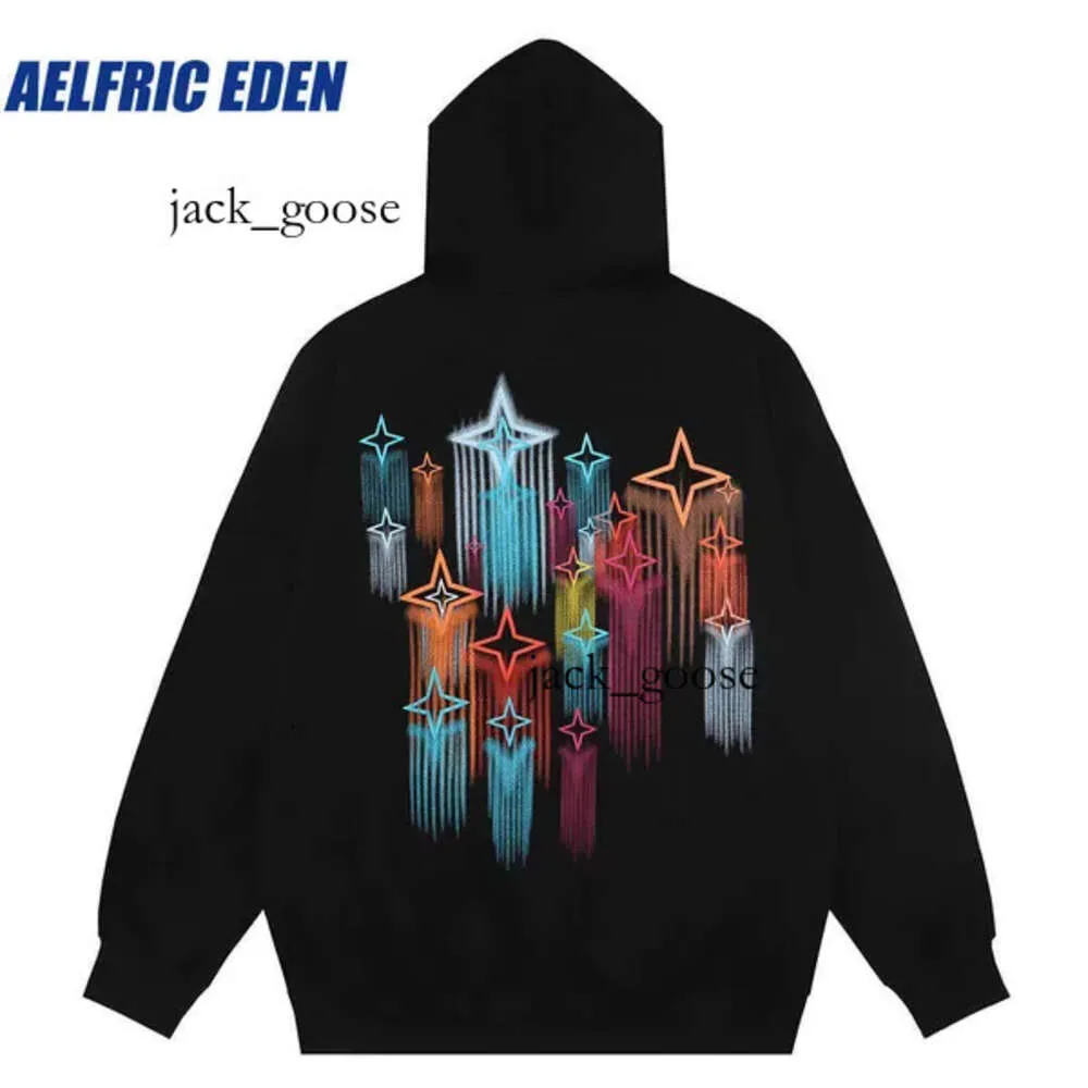 Spider Hoodie Aelfric Eden Star Embroidery Graffiti Hoodie Hip Hop Sweatshirt Streetwear Mens Pullover Hooded Harajuku Casual Cotton Hoodi 580