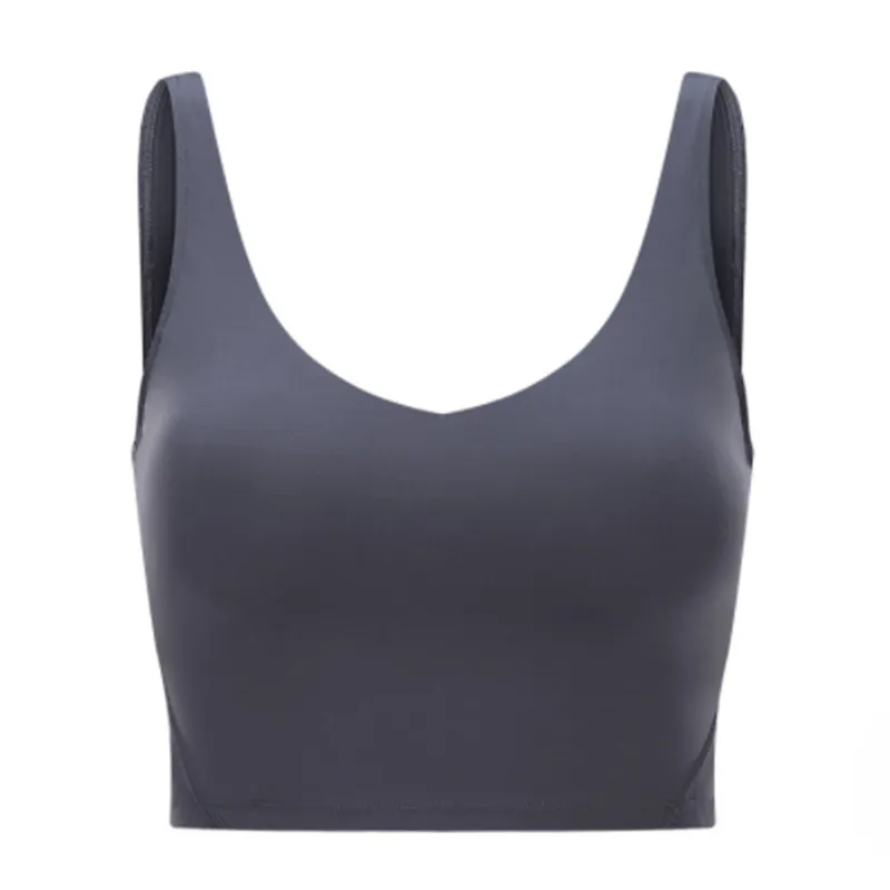 LL Women's Yoga Classic best-selling fitness bra without steel rings butter soft LU women's sports vest gym cut yoga vest beauty back shockproof detachable chest pad
