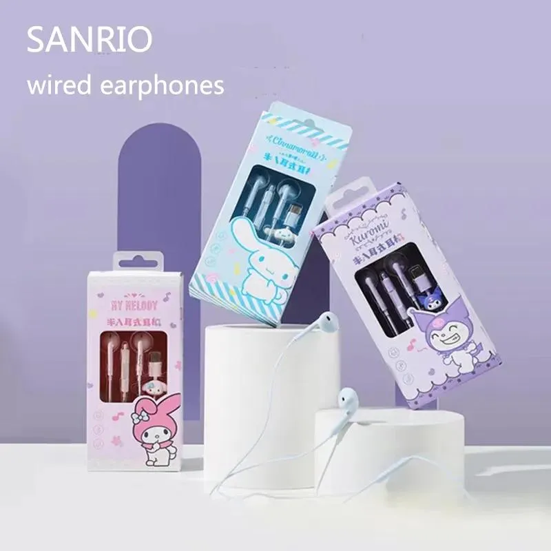 Kulaklıklar Kablolu Anime Kawaii Kulaklıklar Sevimli Karikatür Tasarım Tel Oyunları Mikrofon Typec Sport Müzik Kulakları Telefon Kız Hediye