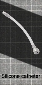 Silicone catheter