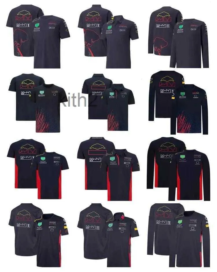 アパレルF1フォーミュラワンチームユニフォーム新しいドライバーTシャツ男女ファンレーススーツカジュアルラウンドネッククイックドライトップ3エイ