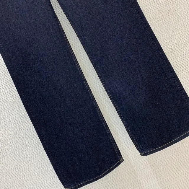 Designer Jeans 2024 New Spring Summer Fashion Panelled Straight Pants Brand Same Style Pants Luxury Women's Clothing 0119-3
