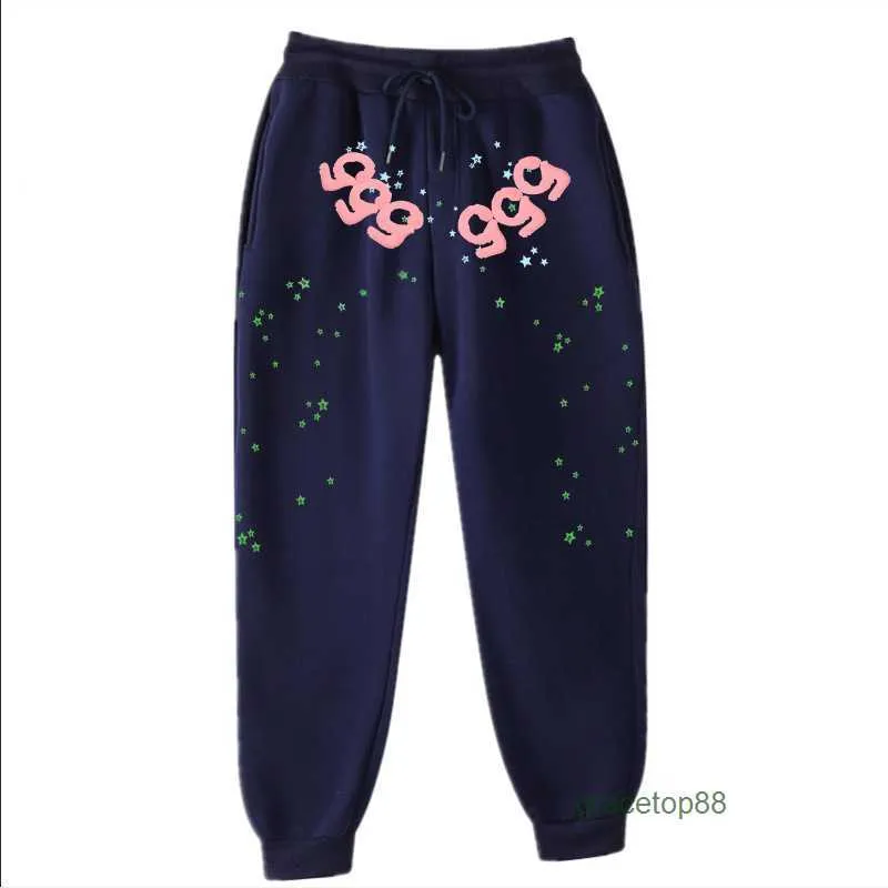 Spider Men's Pants Designer SP5DER Damskie spodnie moda 55555 dresowe sporty zimowe hip-hop legginsy łazienka polar Casual KCNV