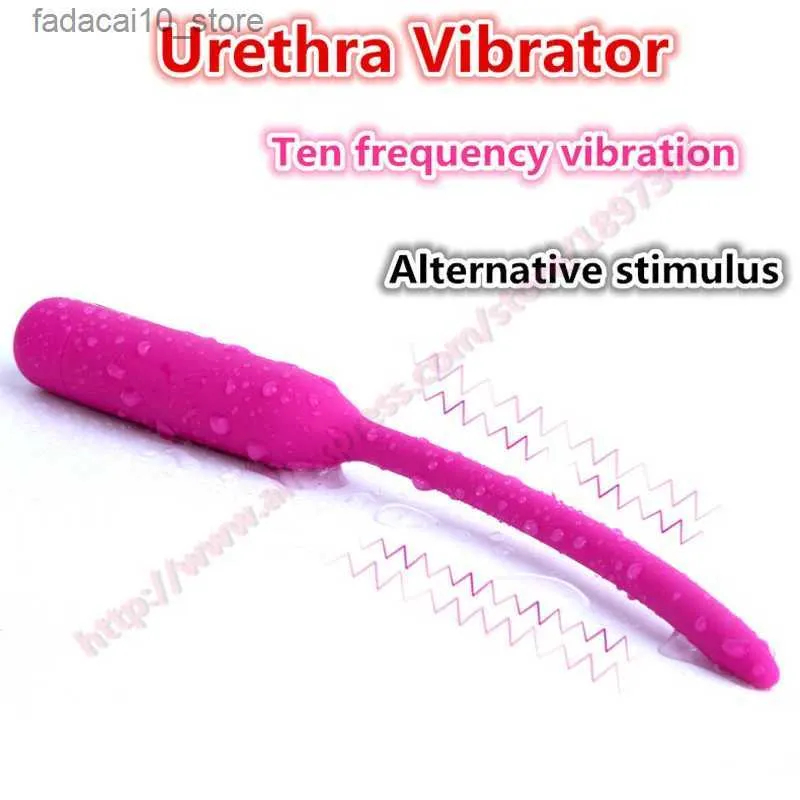 Diğer Sağlık Güzellik Ürünleri Unisex Alternatif Uyarıcı Üretral Vibratör Silikon Penis Fişi Üretral Dilatörler Eşcinsel Oyuncak Yetişkin Mağazası Q240119