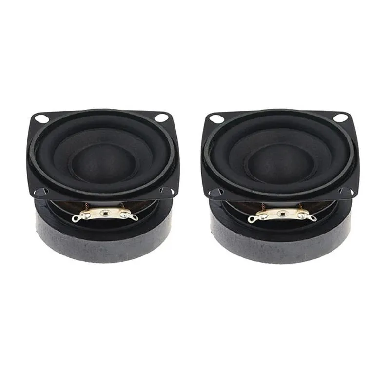 Hoparlörler 2pcs Audio 53mm Taşınabilir Hoparlörler 2 İnç Tam Aralık 4 Ohm 10 W Hoparlör DIY SES Mini Subwoofer BT Hoparlör Ev Sineması