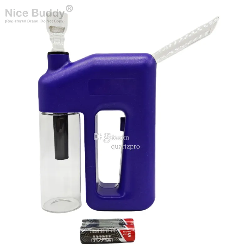Mini narguilé électrique en verre et plastique, tuyau de fumée d'eau, joli copain, tuyau de narguilé automatique