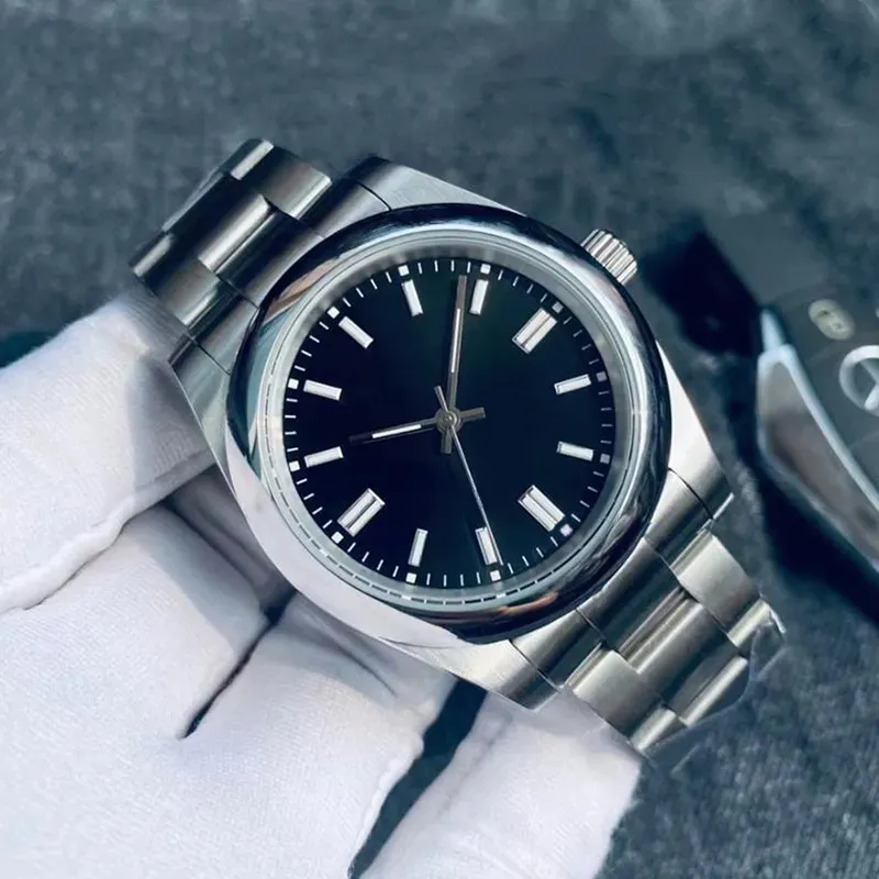 Męski automatyczny zegarek mechaniczny Strap ze stali nierdzewnej 41 36 mm Water odporny na designerski zegarek Montres de Luxe Pełna funkcja czas światowy