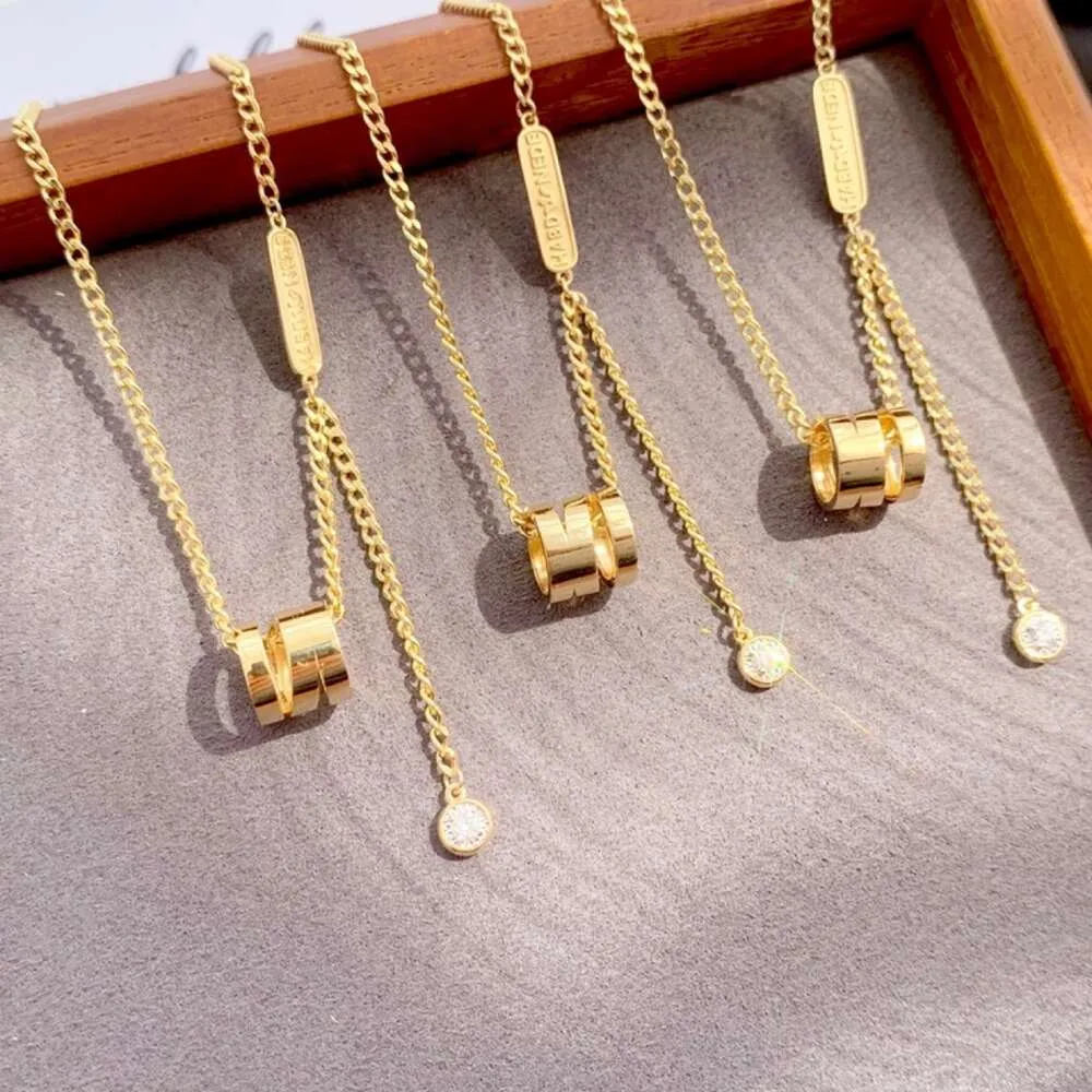 Mode Echte Puur Geel Gouden Ketting Sieraden Vrouwen Dames Bruids Verloving Bruiloft Kettingen