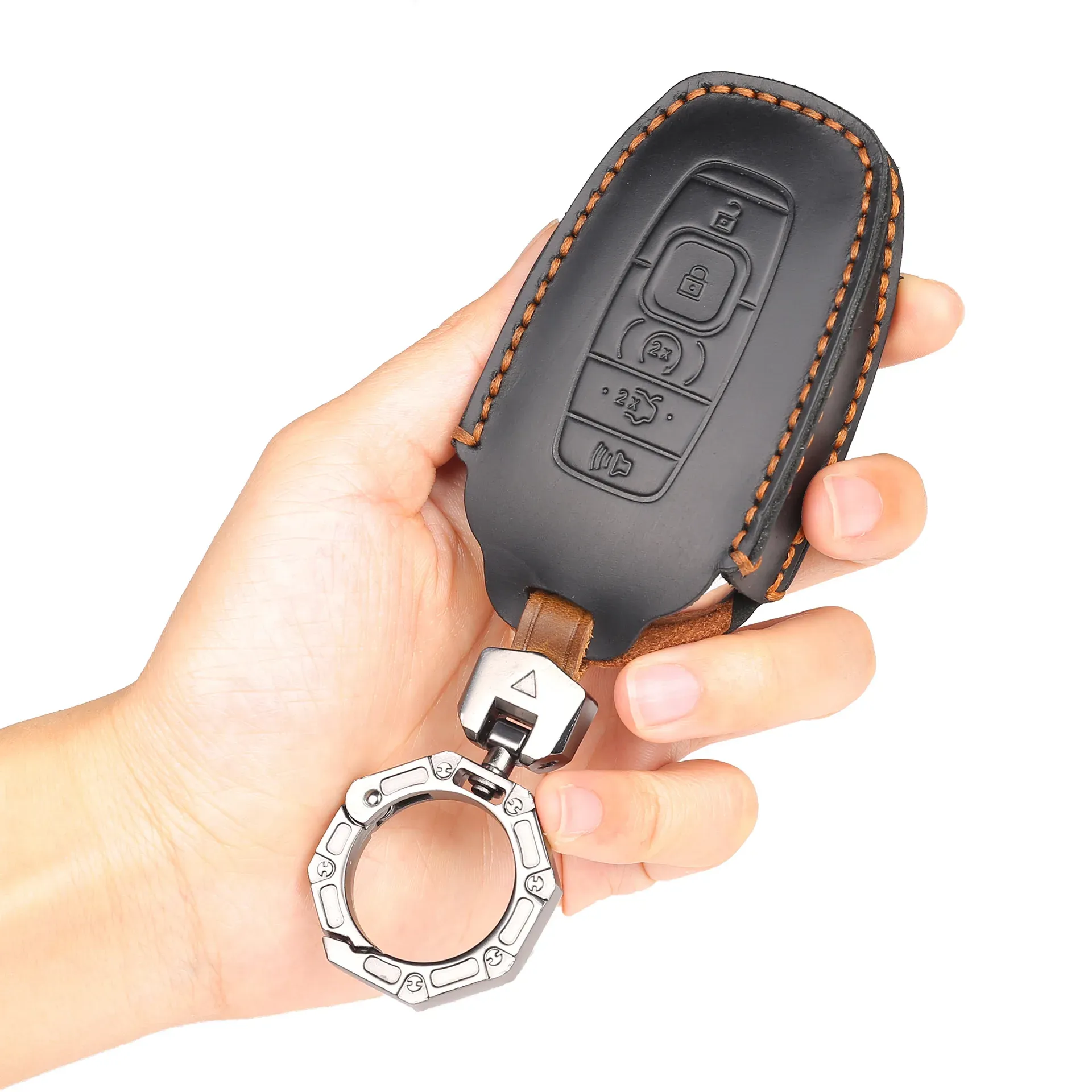 Ontto Autoschlüssel Hülle Für Ford Mondeo Fusion Mustang Explorer EcoSport S-Max Ranger Fiesta