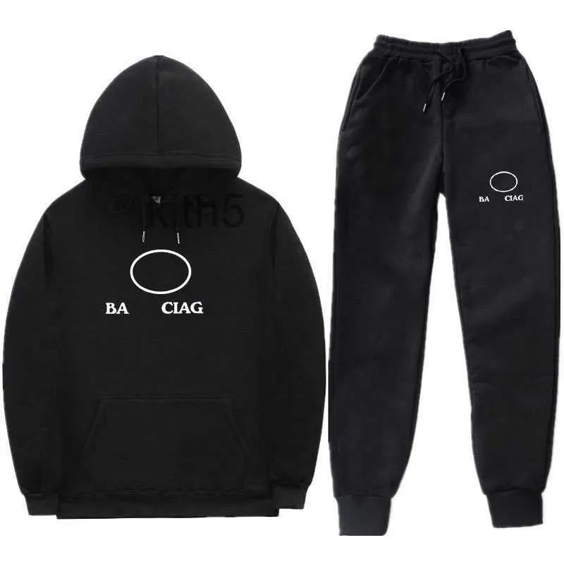 Lettres de créateurs Imprimer Survêtements High Street Sweats à capuche amples et pantalons de survêtement Ensembles Costumes de sport décontractés VJLY