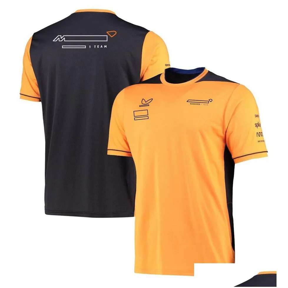 オートバイアパレルフォーマ1 Tシャツ2022-2023 F1チームシャツレーシングスポーツ通気性ジャージーサマーレースブランドメンズプリントドロップDEVIRIVE OT3A2