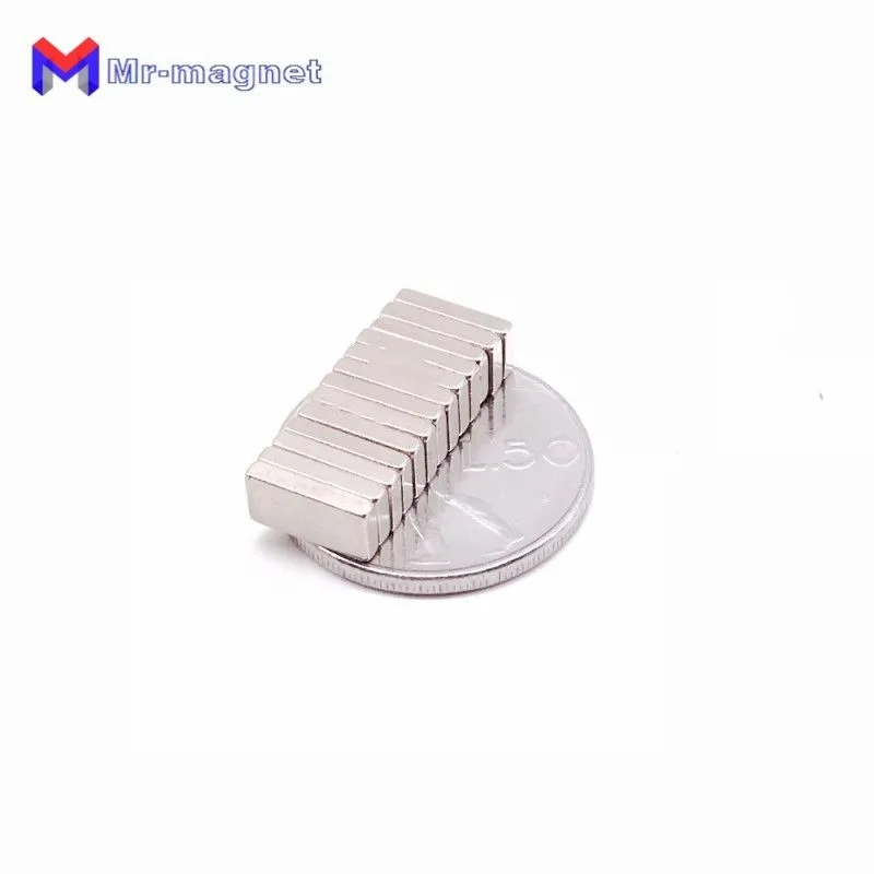 n35 752mm permanent magnet 7x5x2 super strong neo neodymium block 7x5x2mm ndfeb magnet 752 with nickel coating