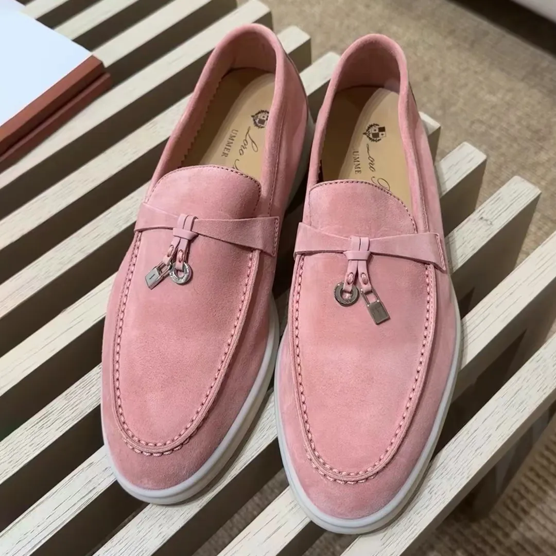 Travel Loro Casual Shoes Charms Walk Moccasins For Women Designers
