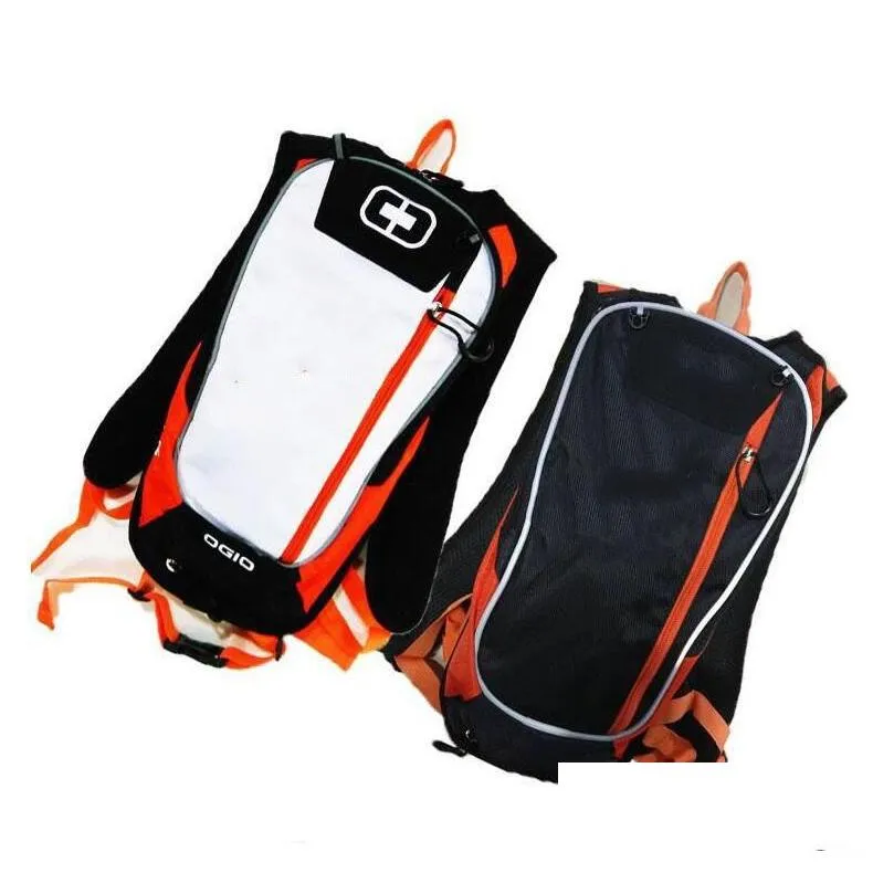 Bolsas de motocicleta Mochila Racing Off-Road Riding Bolsa de agua planetaria Hombre Deportes al aire libre Jinete Drop Entrega Automóviles Motocicletas Ac Otaij