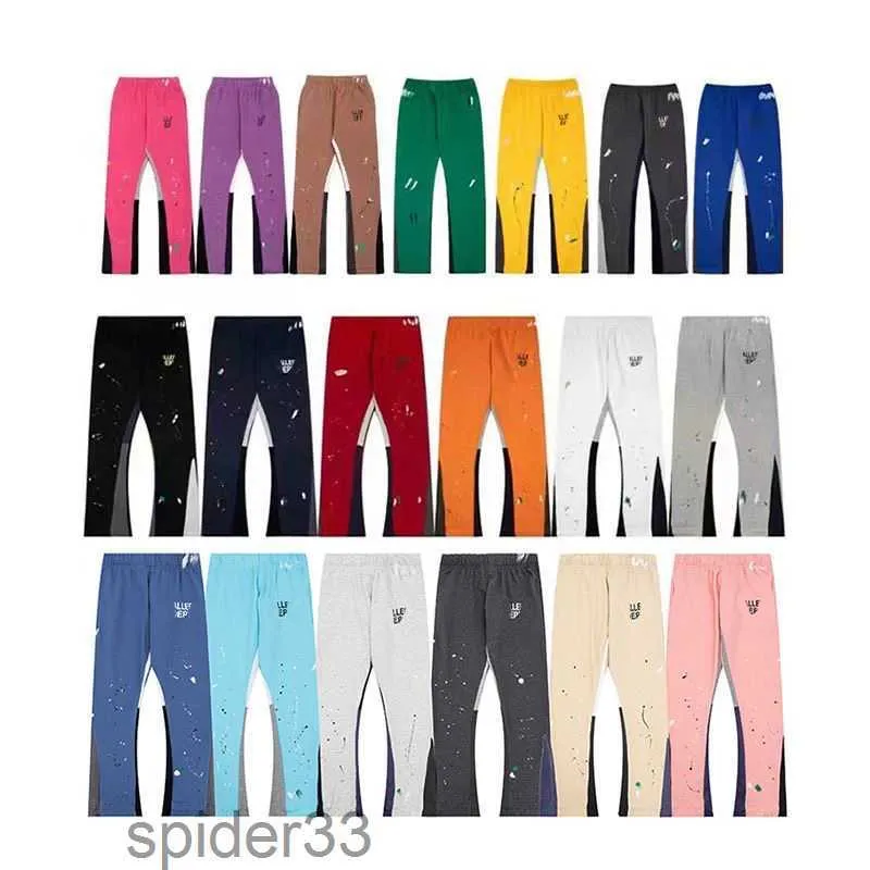 Mens Jeans Moda Calças Designer Carta Imprimir Sweatpants Mulheres High Street Tees Casal Solto Versátil Casual Traight Dept Mangas Curtas Camisas 5U8D 5U8D