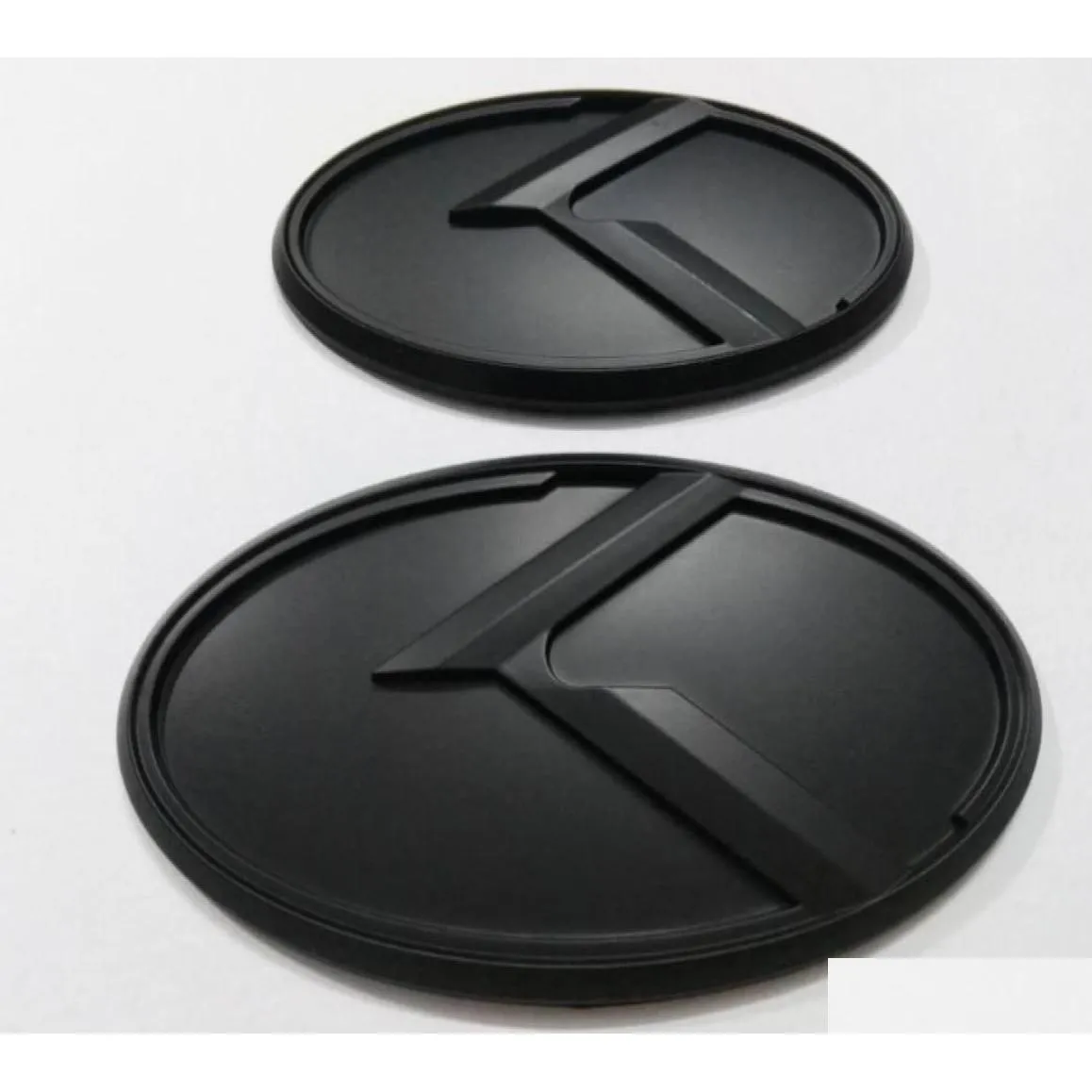 Araba Çıkartmaları 2 PCS 3D Black K Logo Rozeti Amblem Çıkartma Kia Optima K5 2011car Emblems1331716 Bırak Teslimat Mobilyalar Motosiklet Ex DHWDZ