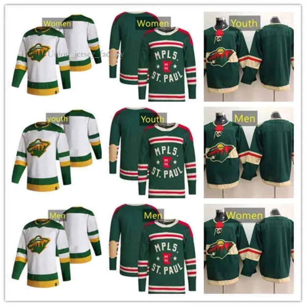 Minnesota Hockey Jerseys Wild 4 Jon Merrill 59 Andrej Sustr 29 Marc-andre Fleury 32 Filip Gustavsson 26 Connor Dewar 14 Joel Eriksson EK 89 6070