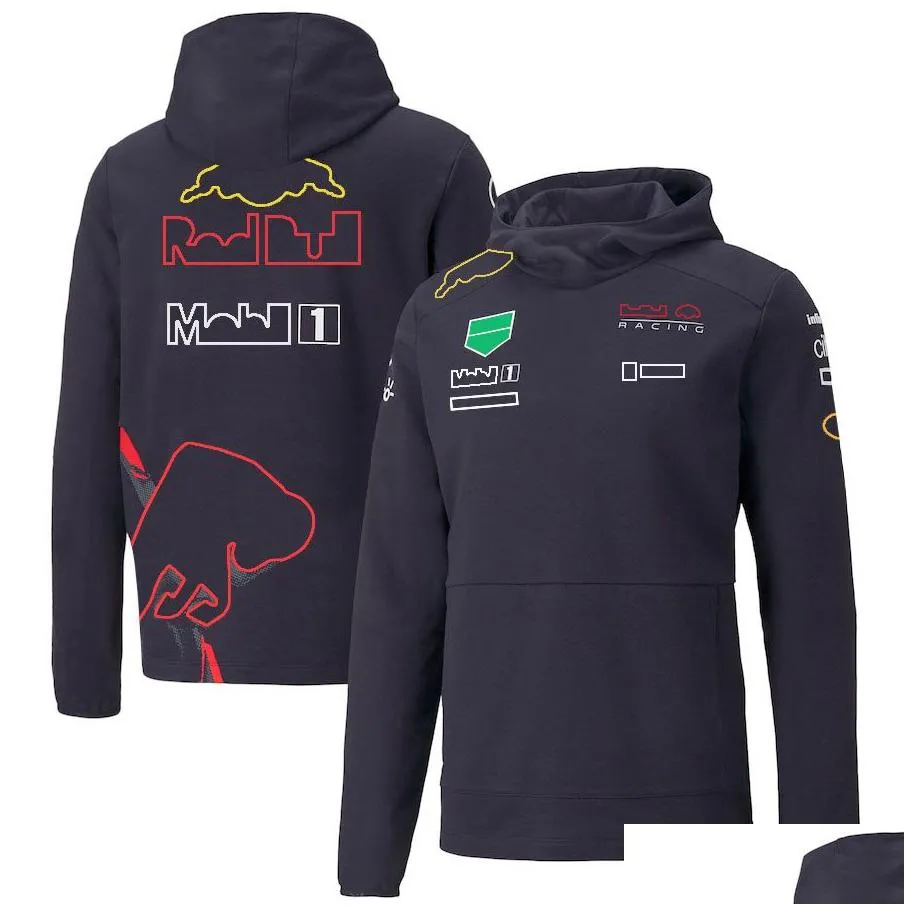 T-shirts pour hommes Vêtements de moto Nouvelle veste F1 Zip Up Sweat à capuche Forma 1 Costume de course Fans de voiture Sweat-shirt surdimensionné Team Vestes pour hommes Série T -Shir OTBJC AGQA