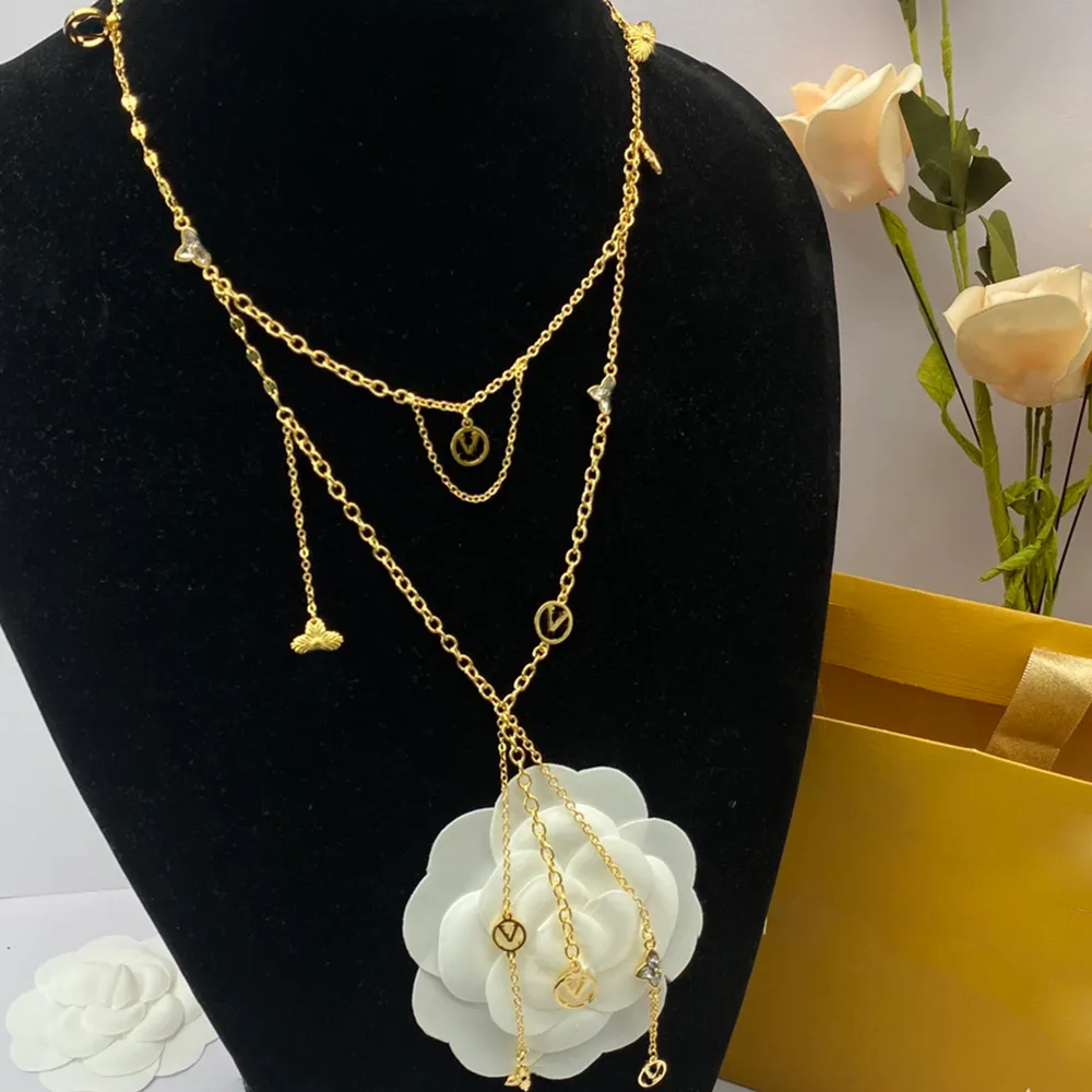 Gold Choker Necklace for Women Designer Jewelry Custom Pendant Not Fade Christmas Best Quality