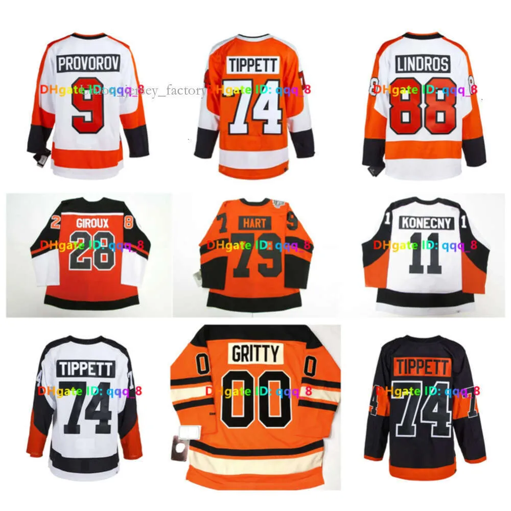 Carer Har Owen Tippe 00 Griy Flyers Hockey Jersey Reverse Rero Ivan Provorov Travis Konecny Eric Lindros Sean Couurier Cam York Nicolas Deslauriers 9744