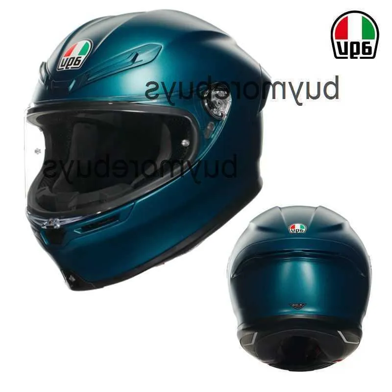 Full Face Open New Agv Motorcycle Helmet Ks Full Helmet Four Seasons Male and Female Cycling Motorcycle Full Cover Running Helmet Anti Fog Lightweight MBKX