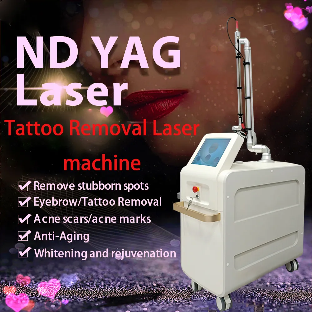 Máquina de remoção de tatuagem a laser Pico Picosecond Qswitch q Switched Nd Yag Laser Máquina de remoção de tatuagem Lutron Picocare Pico