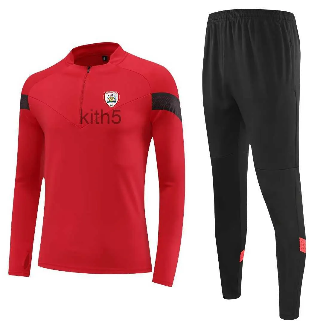 Men's Tracksuits Barnsley Fc Childrens Mens Soccer Sports Suit Long Sleeve Half Zipper Football Fan Training Outdoor Leisure Sweatshirt Slow Running 7H2I