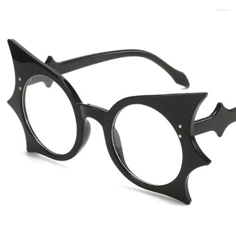 Оправы для солнцезащитных очков, индивидуальные очки, унисекс, летучая мышь, оптические очки, очки с круглыми линзами, забавные очки, 6 цветов в наличии