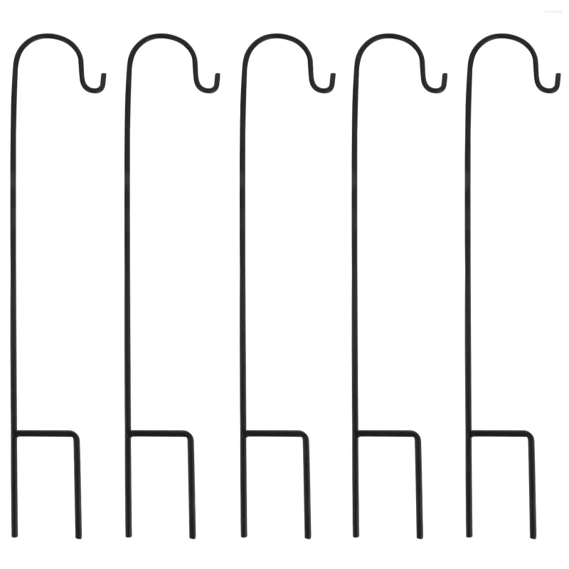 Крючок крючок пастырды вешалка садовая птица висеть в кормушке, стенда, наружные солнечные светильники Железные ставки, фонарь, цветок, овчар