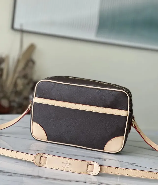 Designer de luxo trocaderocrossbody bolsa de ombro lona mensageiro saco 7a melhor qualidade