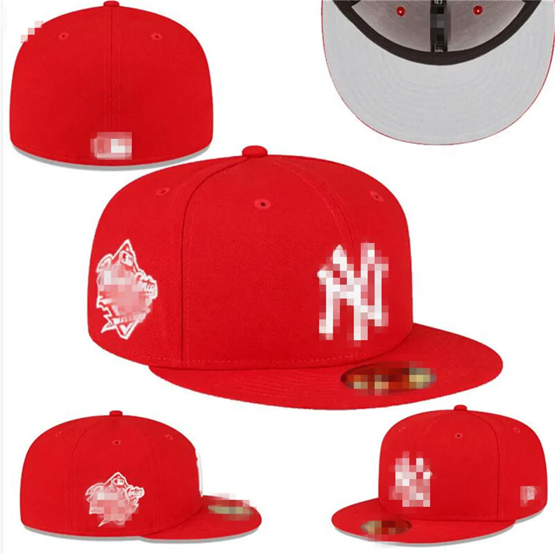 2024 New arrived Summer Reds letter Baseball Snapback caps gorras bones men women Casual Outdoor Sport Fitted Hat H12-4.27e W-18