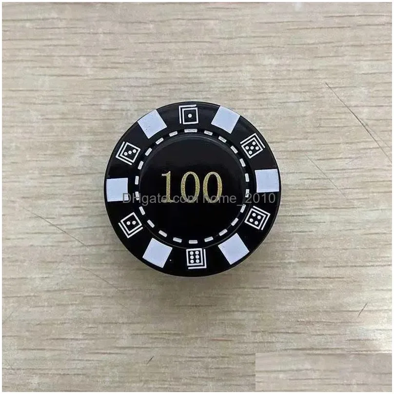 Aanstekers Vreemd Creatief Casino Chips Metaal Aansteker Geen gas Persoonlijkheid Butaan Fakkel Olie Roken Draagbaar Mini Fun Gadgets Lll9 Drop Dhl8I