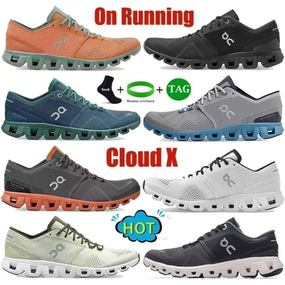 Diseñador para hombre On X Running zapatos de diseño blanco negro aloe ceniza óxido rojo tormenta azul aleación gris naranja bajo hombres mujeres deportes zapatillas de deporte moda al aire libre traof blanco sho