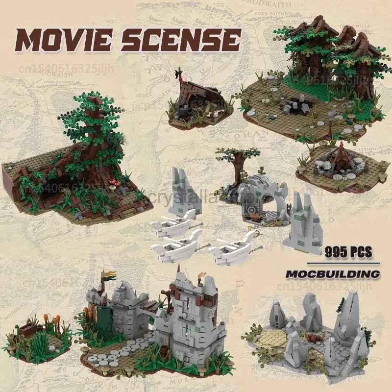 Blokken Movie Rider Moc Bouwstenen Hide Camp Model Near Beast Technologie Bricks Parth Galen Sets Collectie Speelgoed Kerstcadeaus 240120