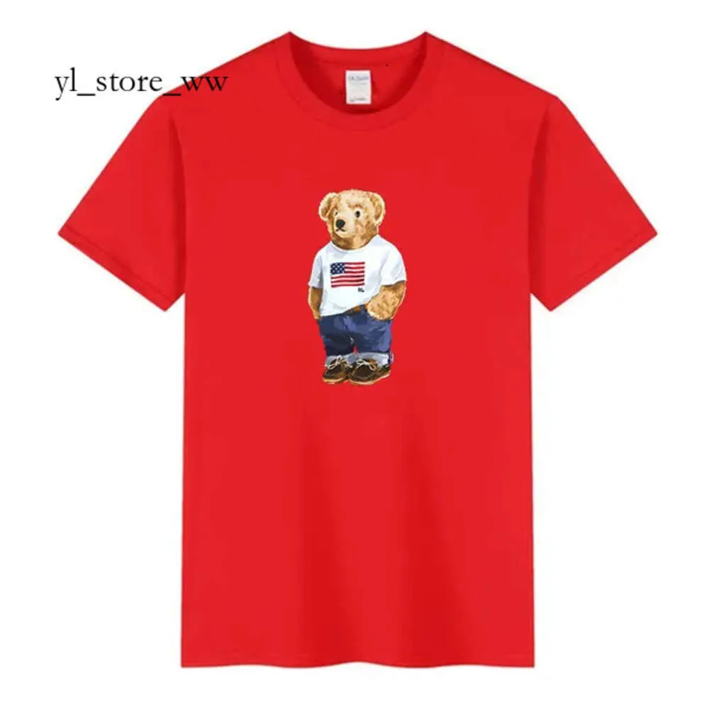 Brand Bear Men's T-shirts Designer Waterpolo Shirt Sports Summer Polo Blobiew Bawełniany moda luksusowe ubrania ubrania męskie koszulka polo 1051