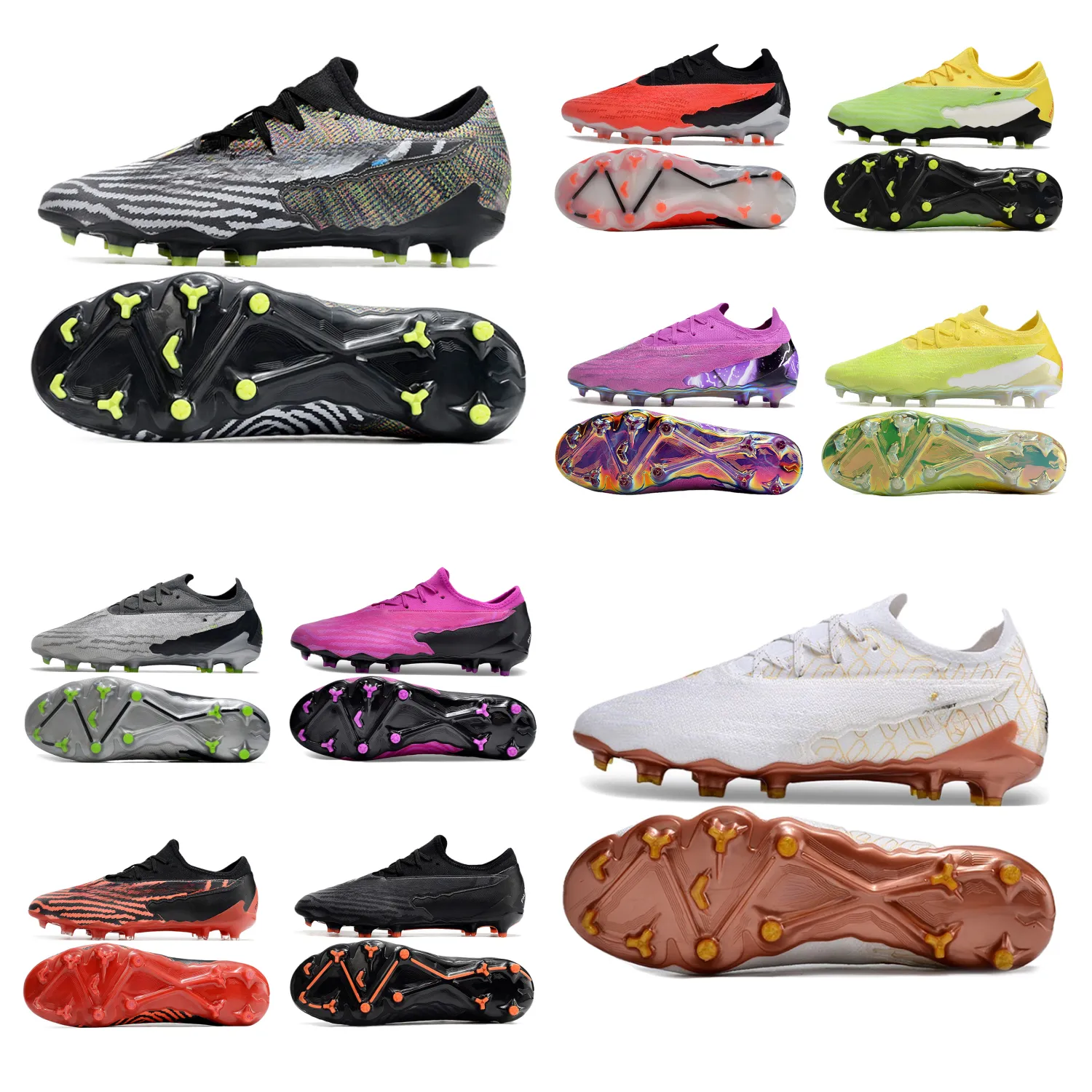 Phantom Elite Mens Soccer Shoes Low & High Fit, Blaze Inspired, Perfect ...