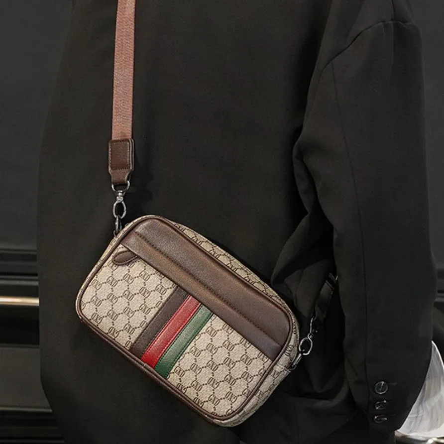 Messenger Bag Design Men's Mini Business Male Small Shoulder Crossbody Flap Bags Man Handbag Phone Purse Trend251F
