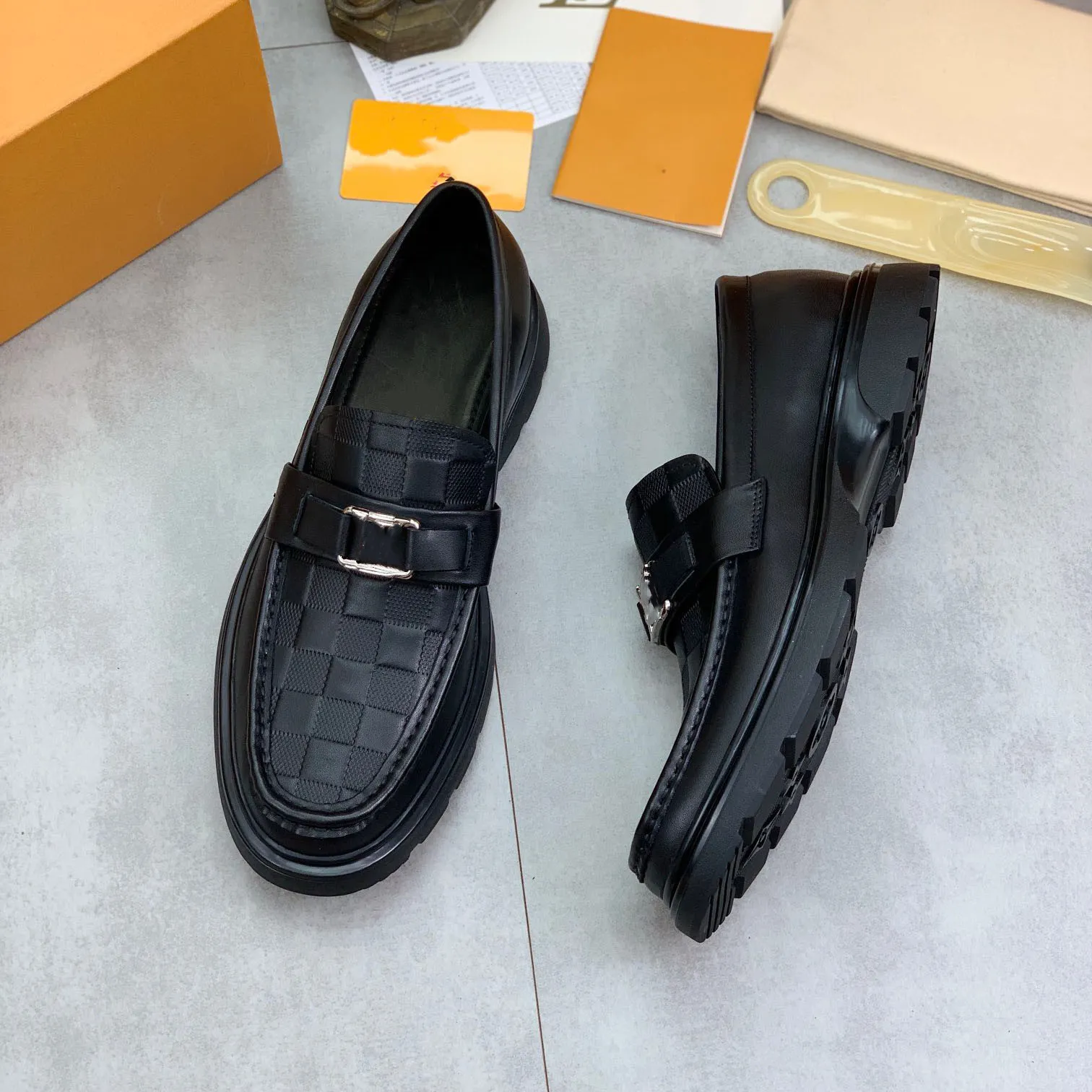 Hoge Kwaliteit Heren Echt Leer Designer Kleding Schoenen Zachte Mannen Merk Officiële Flats Casual Comfort Adem Loafers Grote Maat 6.5-12 1.19 07