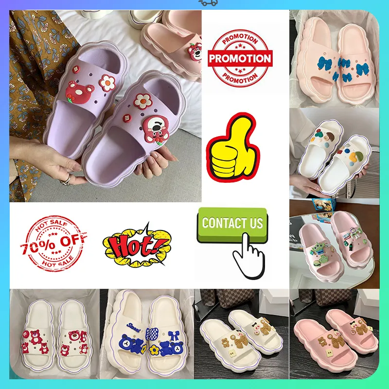 Kostenlose Designer-Casual-Plateau-Slides-Hausschuhe für Herren und Damen, verschleißfest, leicht, rutschfest, Gummi, atmungsaktive weiche Sohlen, flacher Strand-Sommer-Strand-Slipper