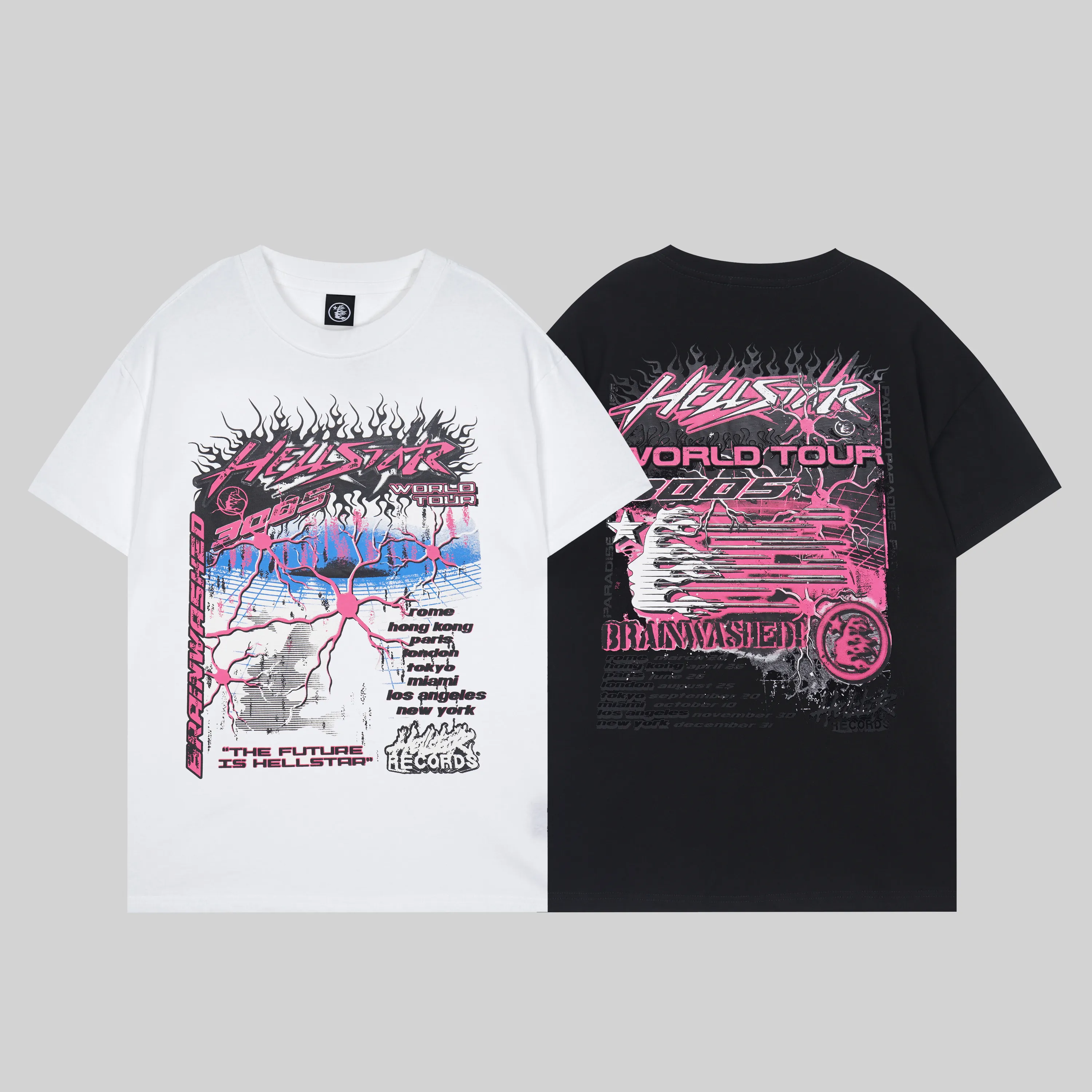 Mens TShirts Hellstar t Shirt Rappe Mens Women Tshirt Rapper Wash