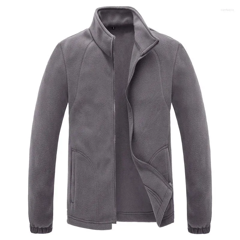 Hunting Jackets Men's Polar Fleece Jacket Outdoor Soft Shell Climbing Outerwear Sports Coat Male Mountain Camping Hiking