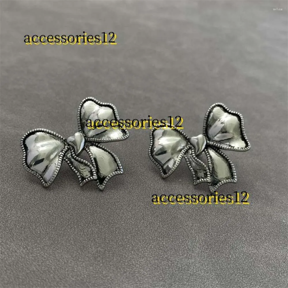 Stud Stud Earrings Bowknot For Women Fever Korean Fashion Cute Teenage Girls Summer 2024 Aesthetic Jewelry Designer Earrings For Women Luxury Earrings High Quality