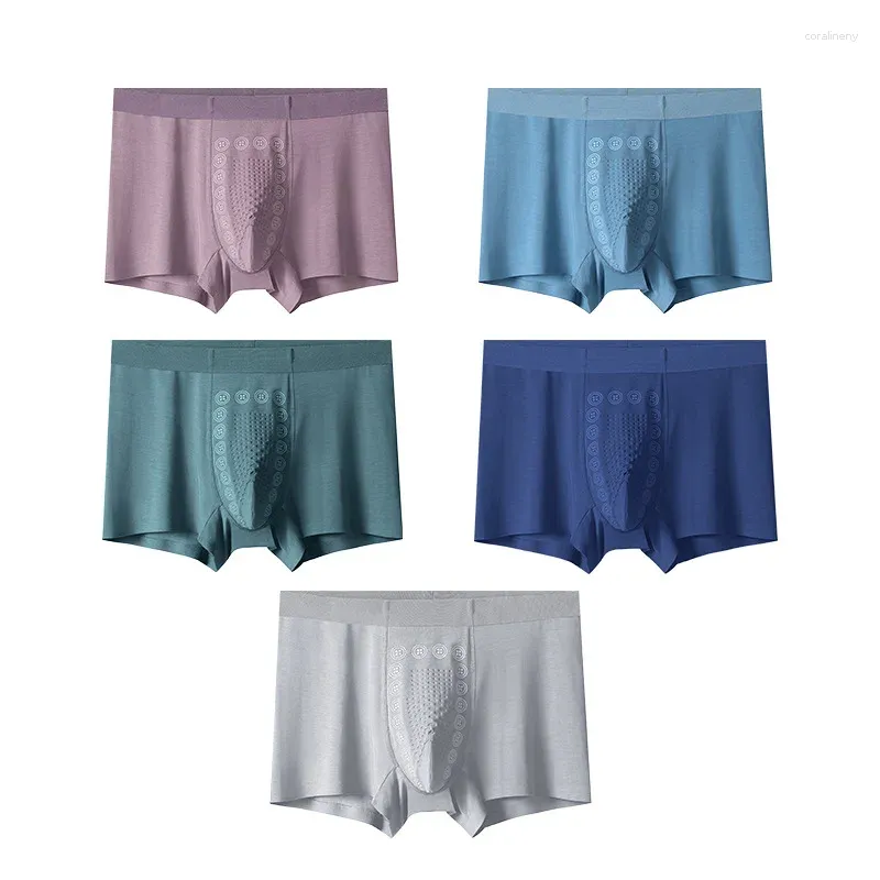 Underpants Men's Underwear Modal Copper Fiber Negative Ion 5A Antibacterial Comfortable And Breathable Flat Angle Pants