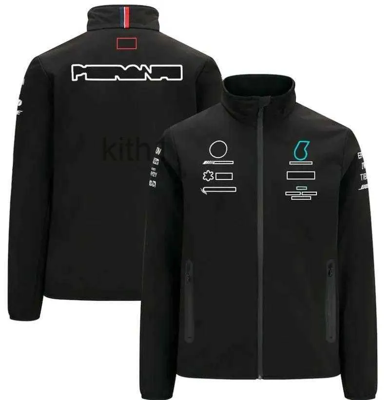 Vêtements F1 fans à manches longues course pull à fermeture éclair hommes et femmes combinaison de voiture saison équipe veste d'équitation commune F5CI