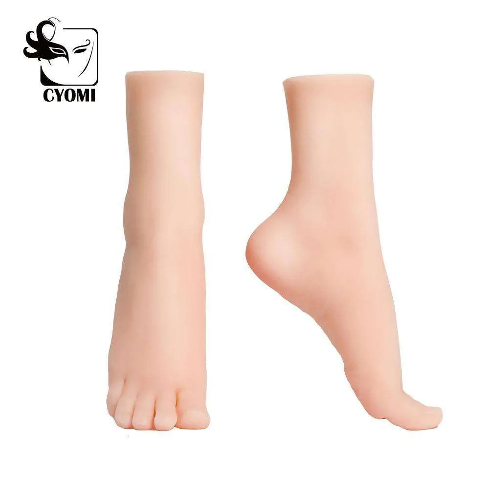 Costume Accessories Soft Silicone Material Fashionable Sexy Models for Show Left and Right Foot Lifelike Mannequin Foot Model