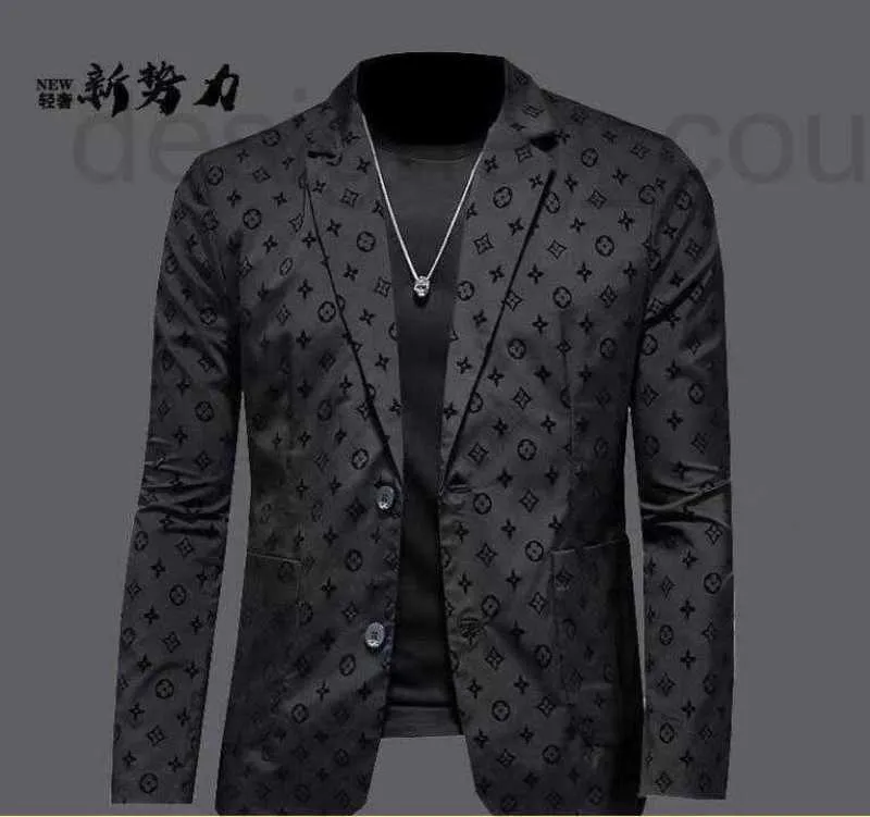 Designer Suits Blazers Spring Mens Western Clothing Designer Men Classical Letter Print Blazer Autumn Luxury Outwear Coat Slim Fit Patchwork Womens Vayy