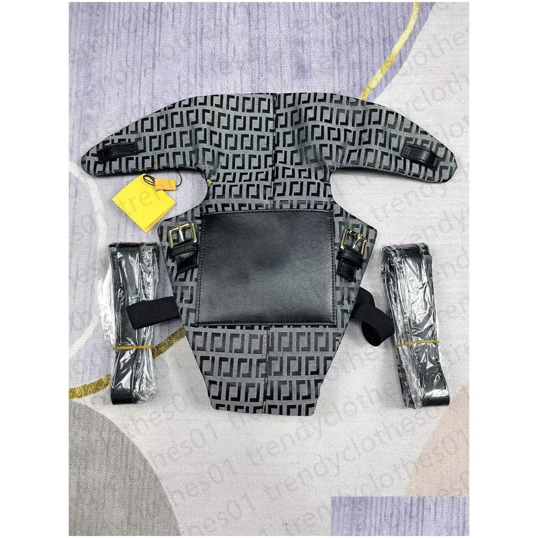 Taşıyıcılar Sırt Çantaları Moda Bebek Lüks SHODERS Taşıyıcı Tasarım Sarma Çocukların Askı Kayışı Aksesuarlar Tasarımcı Mektubu Dişli Ön C DHXPS