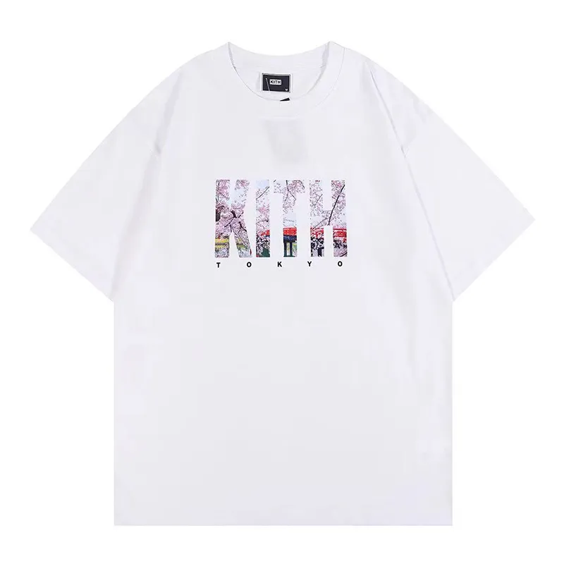 Kith Tshirt Mens Designer T Shirts Tee Workout for Menized Tシャツ100％コットンビンテージ半袖USサイズ11